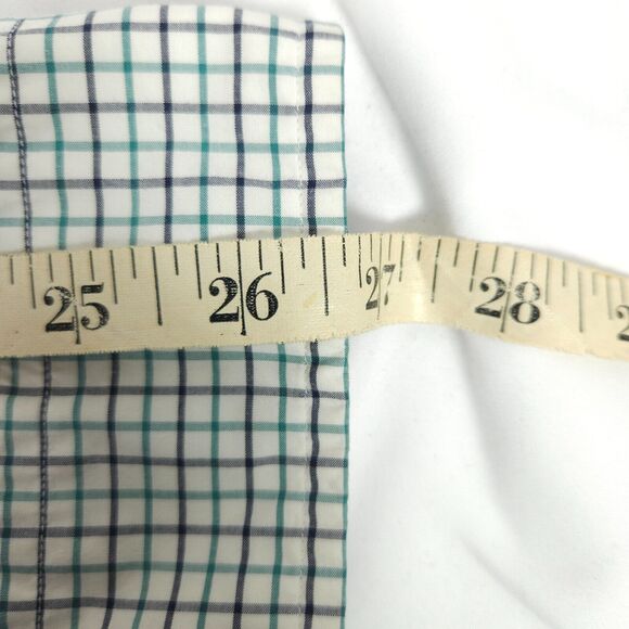 Brooks Brothers Red Fleece Men 2XL XXL White Plaid Long Sleeve Button Down Shirt - Picture 7 of 8